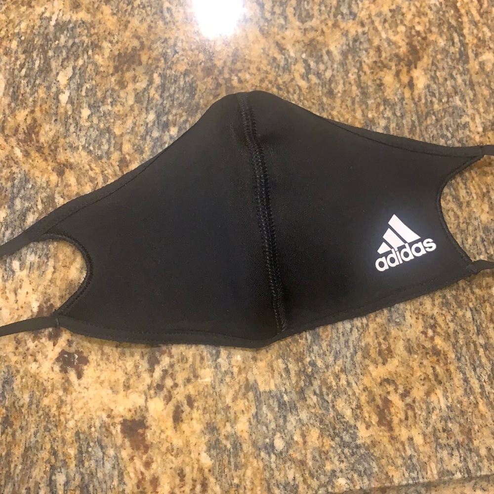 Adidas black face mask- unisex